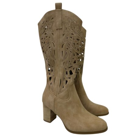 Julien STIVALE DONNA E8100 Spazzolato TAUPE