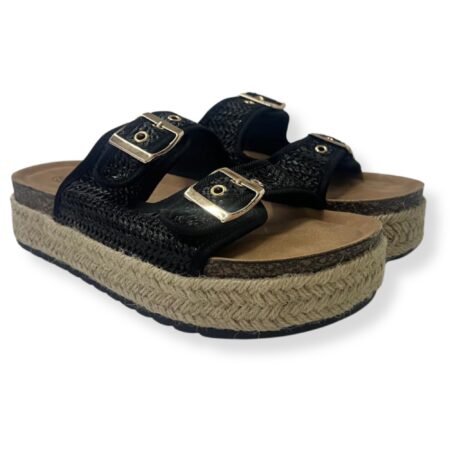 Lancetti sandali bassi donna LNC-06193 BLACK
