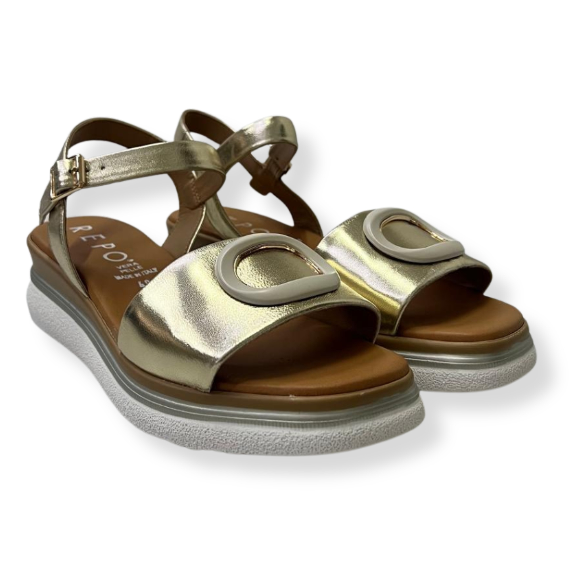 Romanelli Sandali 10259-E6 Operla PLATINO