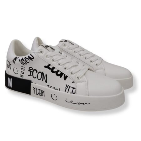 Icon sneakers uomo IC05636SU Lavagna BIANCO
