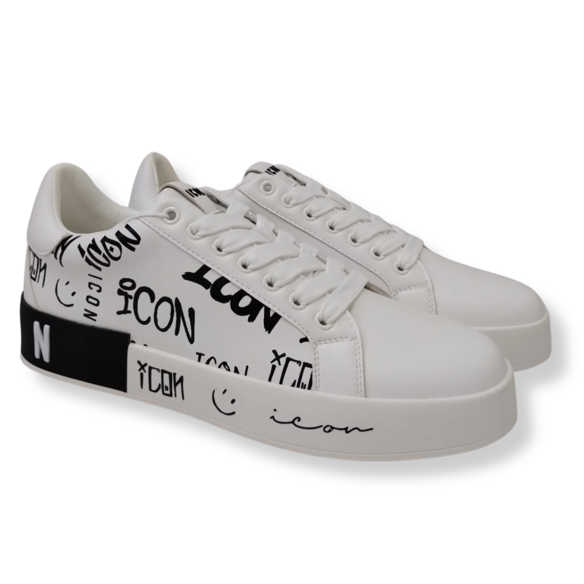 Icon sneakers uomo IC05636SU Lavagna BIANCO