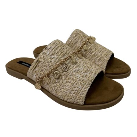 Gian Marco Venturi SANDALO DONNA GMVDSCCB0004 Raffia BEIGE