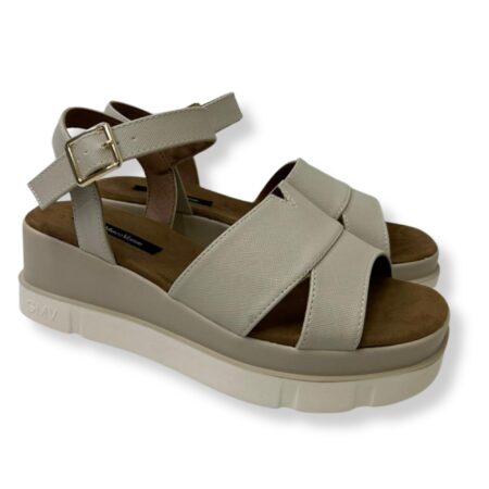 Gian Marco Venturi Sandali Con Tacco GMVDSCSA0453 Saffiano BEIGE