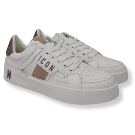 Icon sneakers uomo IC04135SU BIANCO/TORTORA