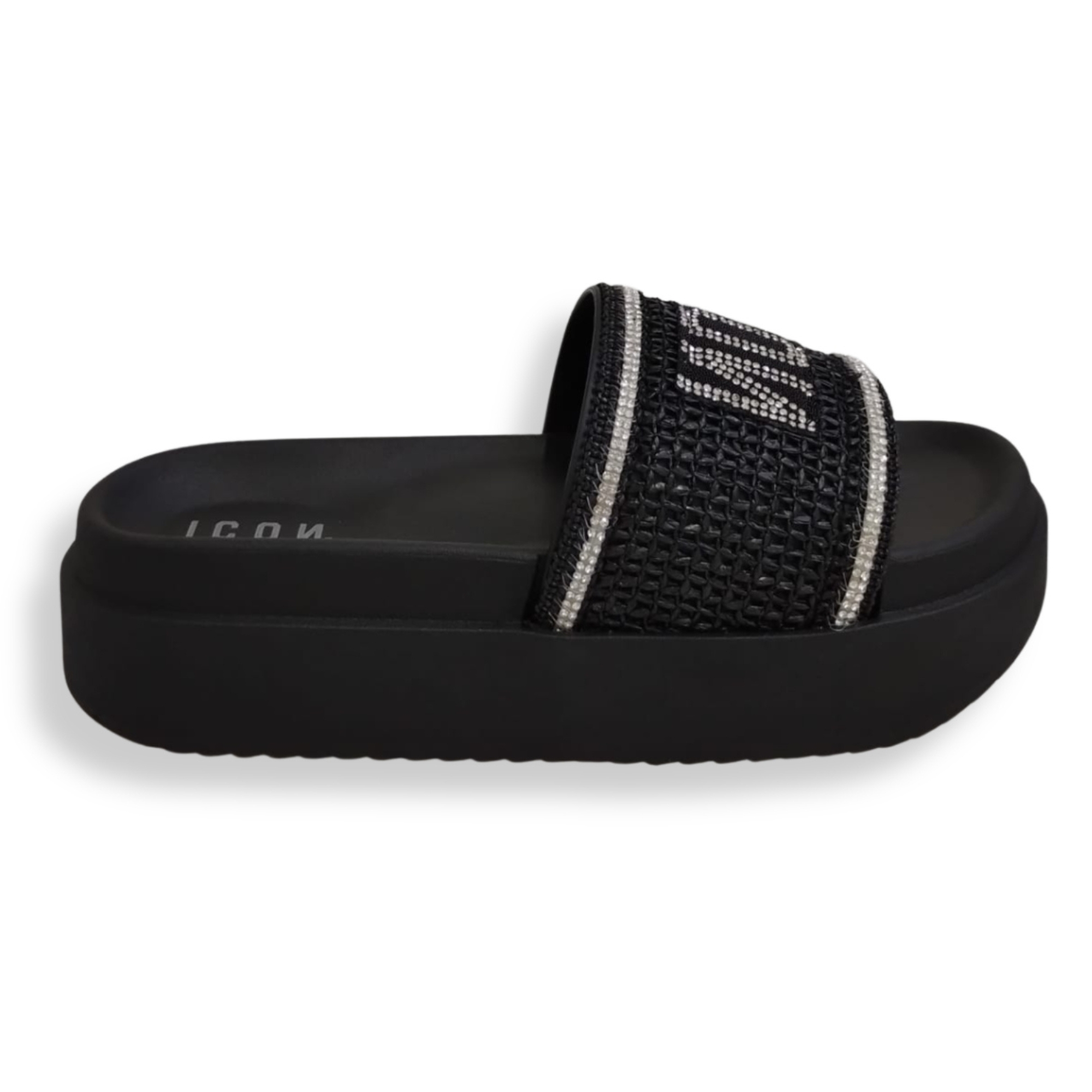 Icon SANDALO DONNA IC05777TD Ciabatta NERO - immagine 2