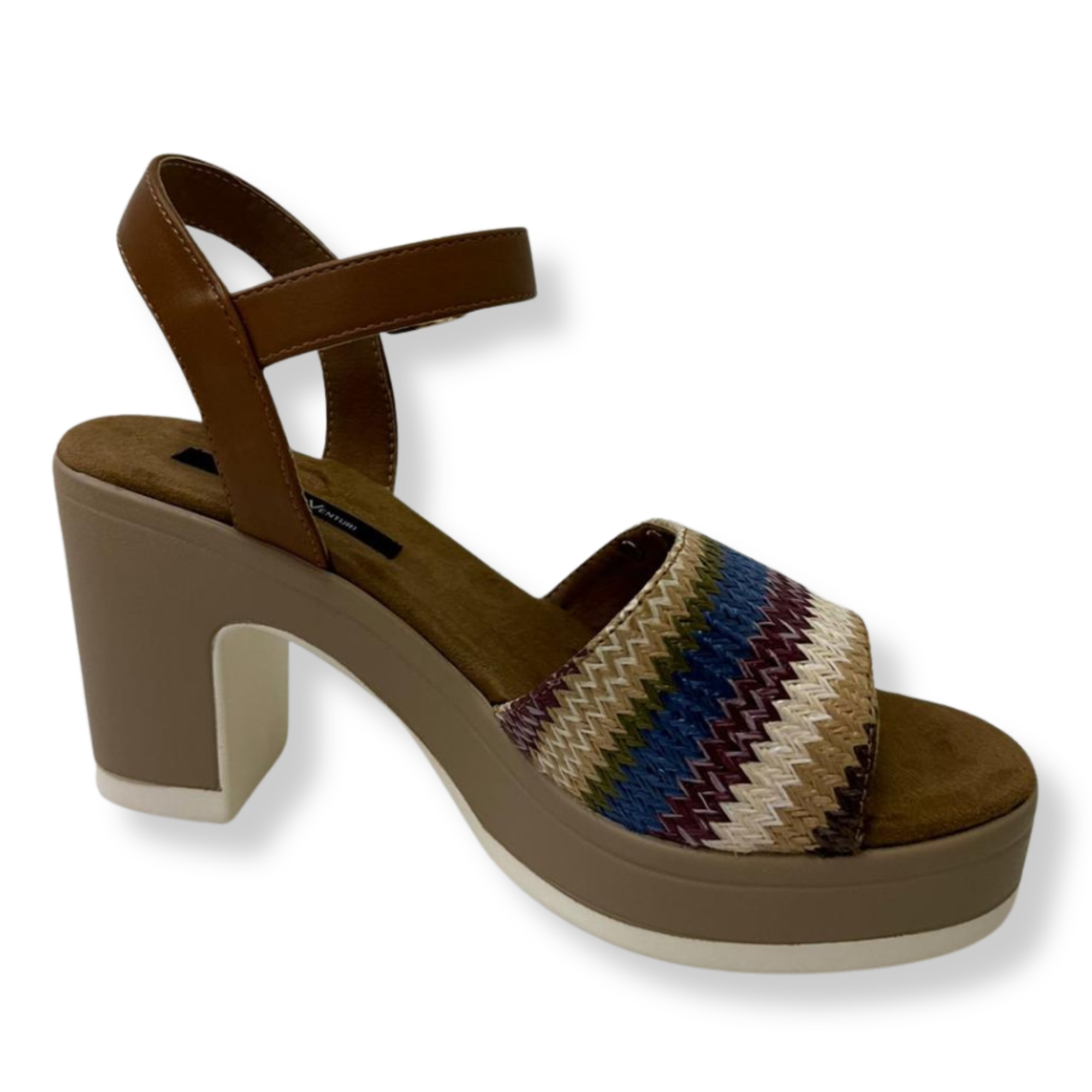 Gian Marco Venturi Sandali Con Tacco GMVDSCSA0474 Raffia MULTICOLOR - immagine 3