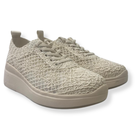 Julien sneakers donna E153 Macrame BEIGE