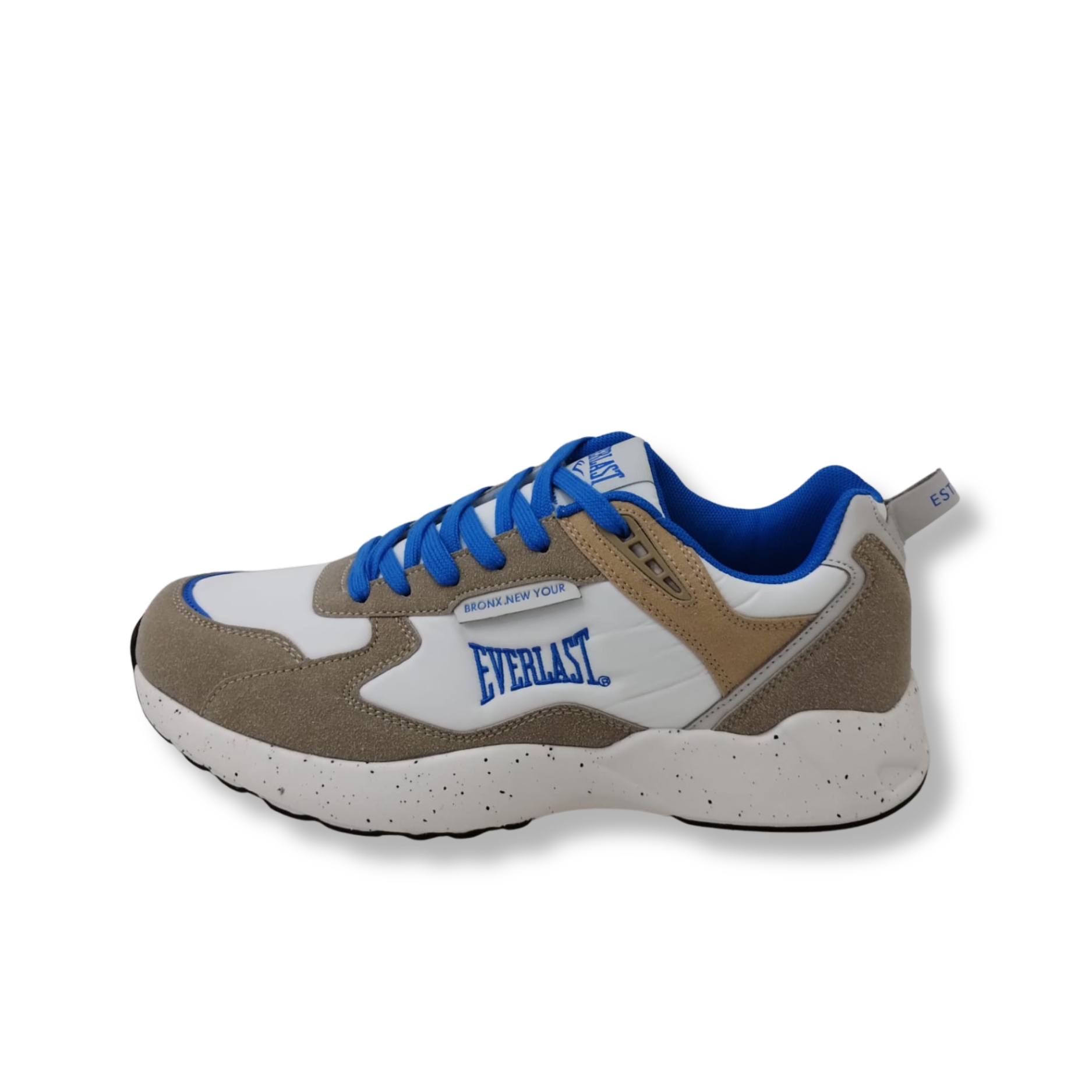 EVERLAST SNEAKERS UOMO - LT STONE - WHITE - ROYAL - EV3258 - immagine 2