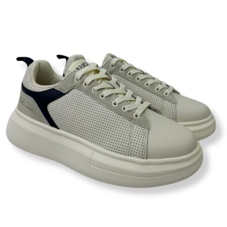 LUI – JO SNEAKERS UOMO 7B6001 PX355 Big 05 S3703 Milk/Blue