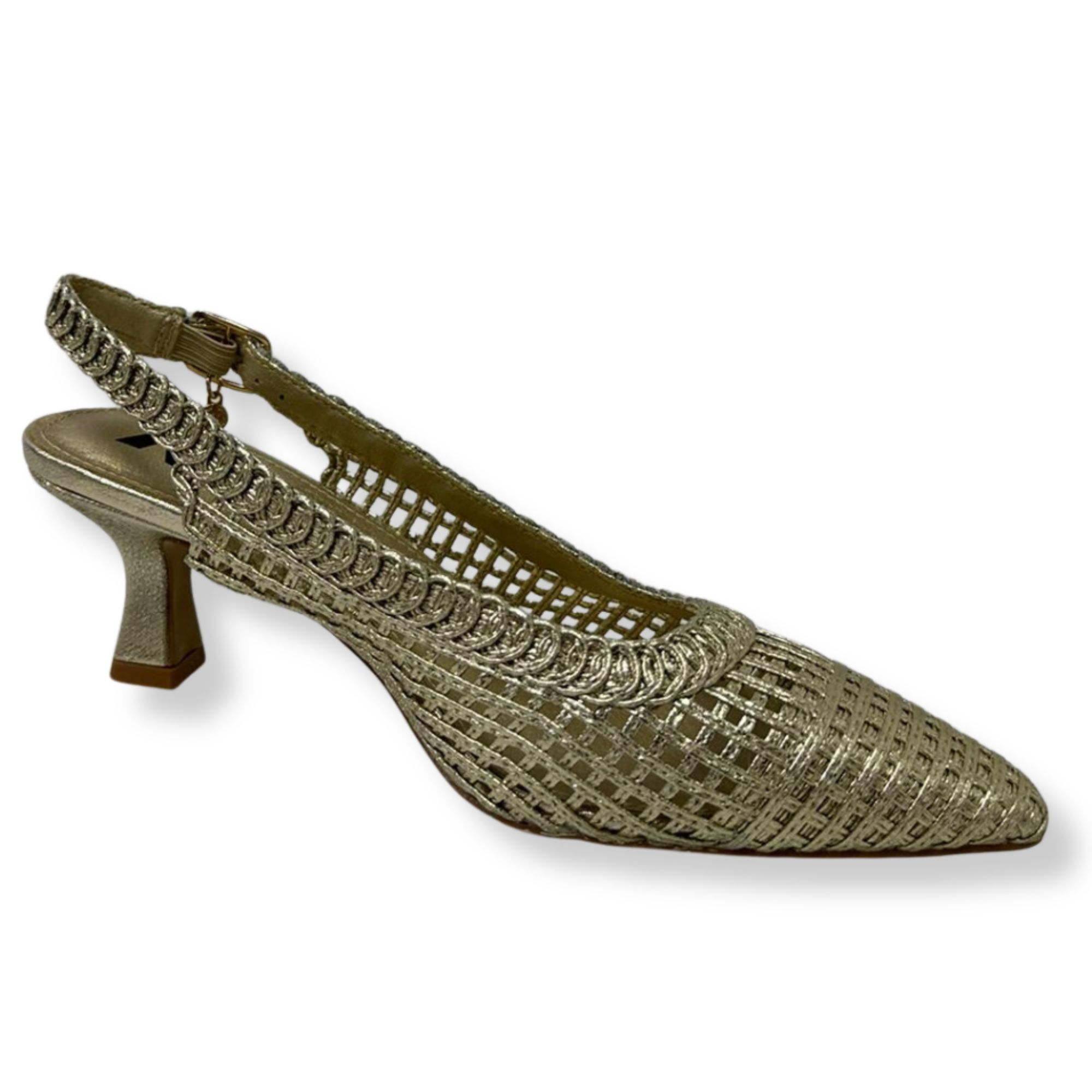 Xti Sandali con tacco donna 145432 GOLD - immagine 4