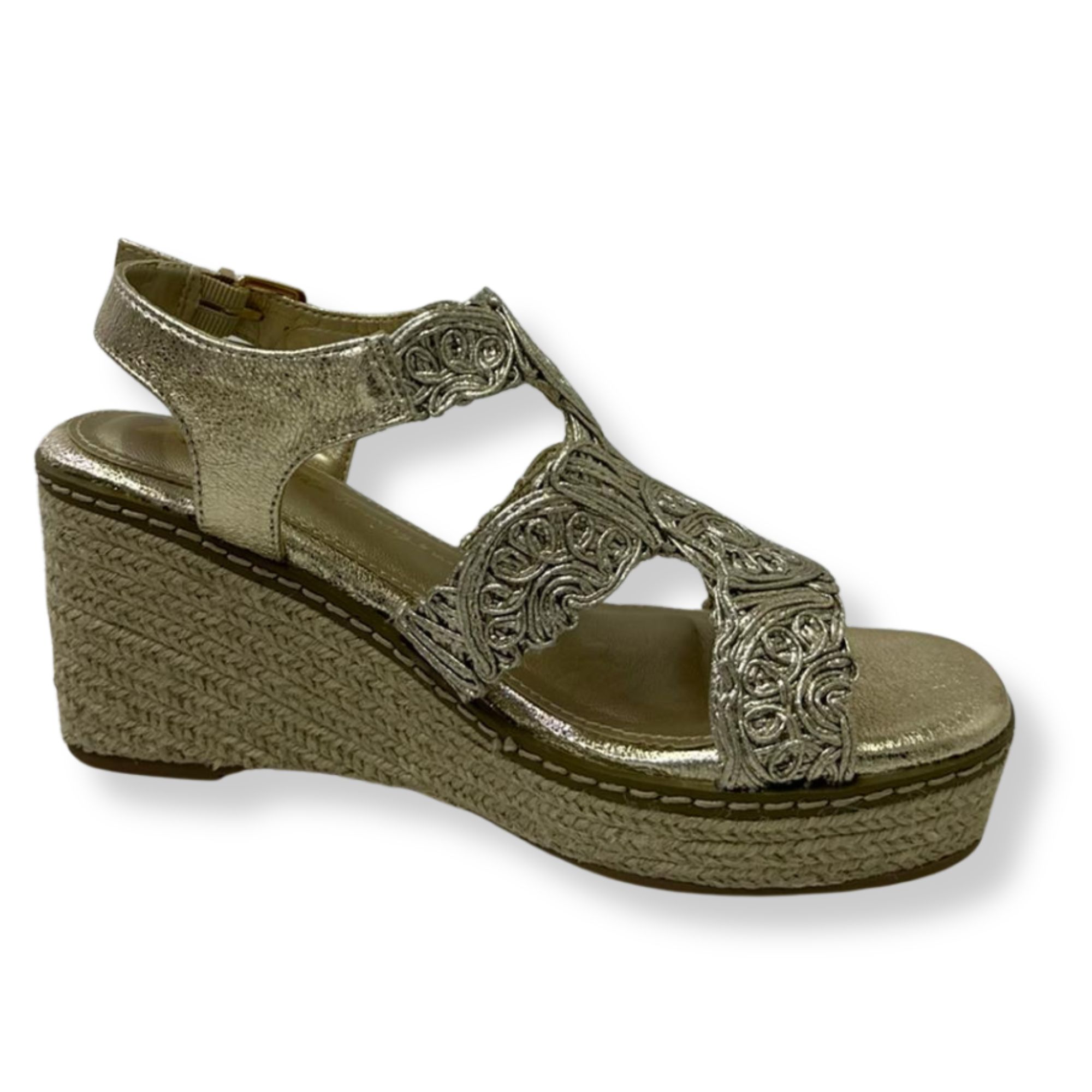 Xti Sandali con tacco donna 145476 GOLD - immagine 4