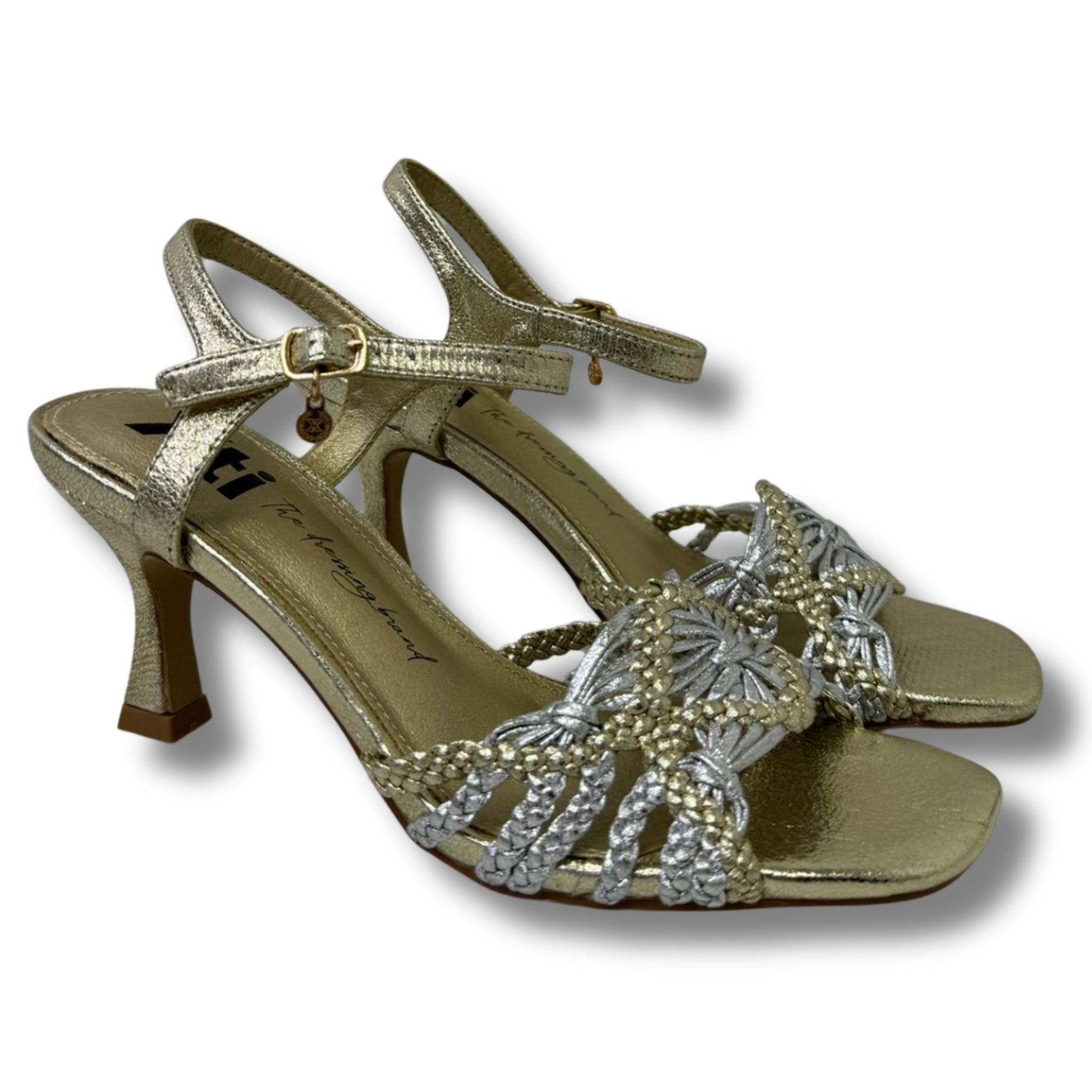 Xti Sandali con tacco donna 145434 GOLD