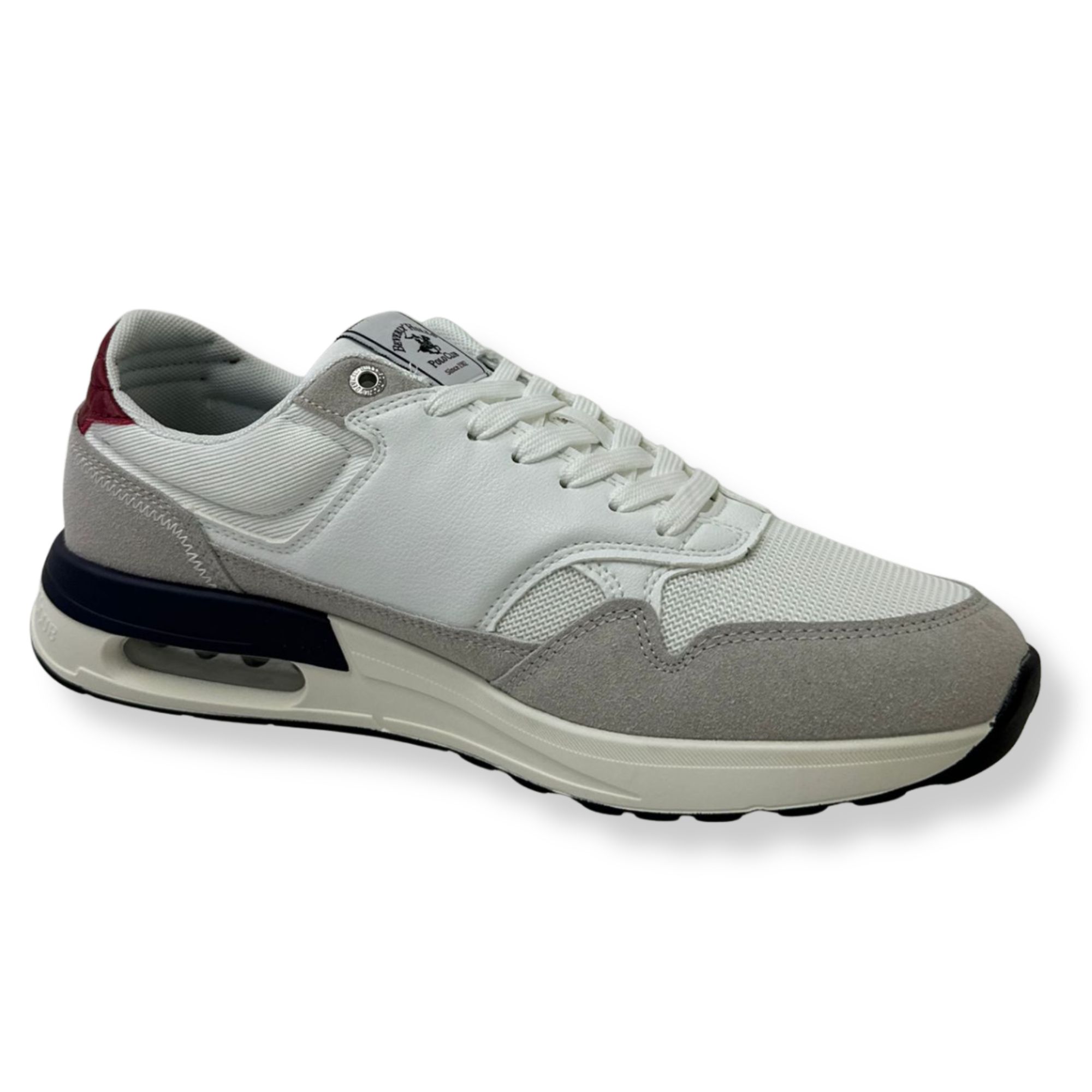 BH Polo Club Sneakers uomo BHM617001 Team Mix 0320 GREY WHITE - immagine 3