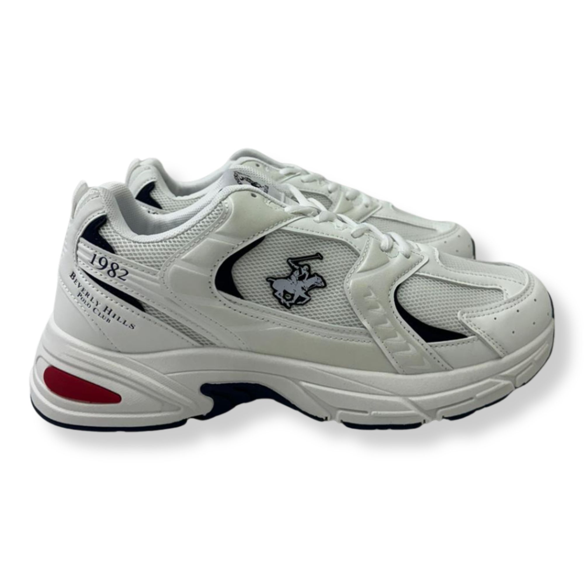BH Polo Club Sneakers uomo BHM617101 Ryan Mix2 White/Deep - immagine 2