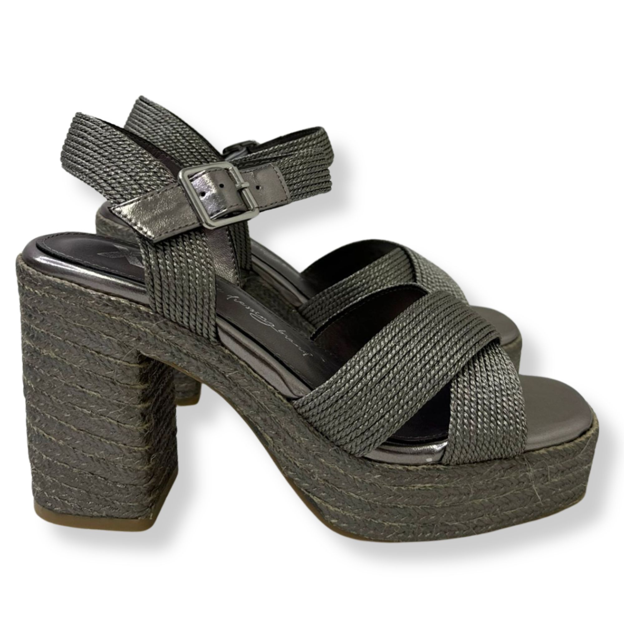 Xti Sandali con tacco donna 142741 PLOMO(PEWTER) - immagine 2