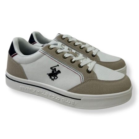BH Polo Club Sneakers Uomo BHM614105 Lyncon Mix 0352 White/Beige