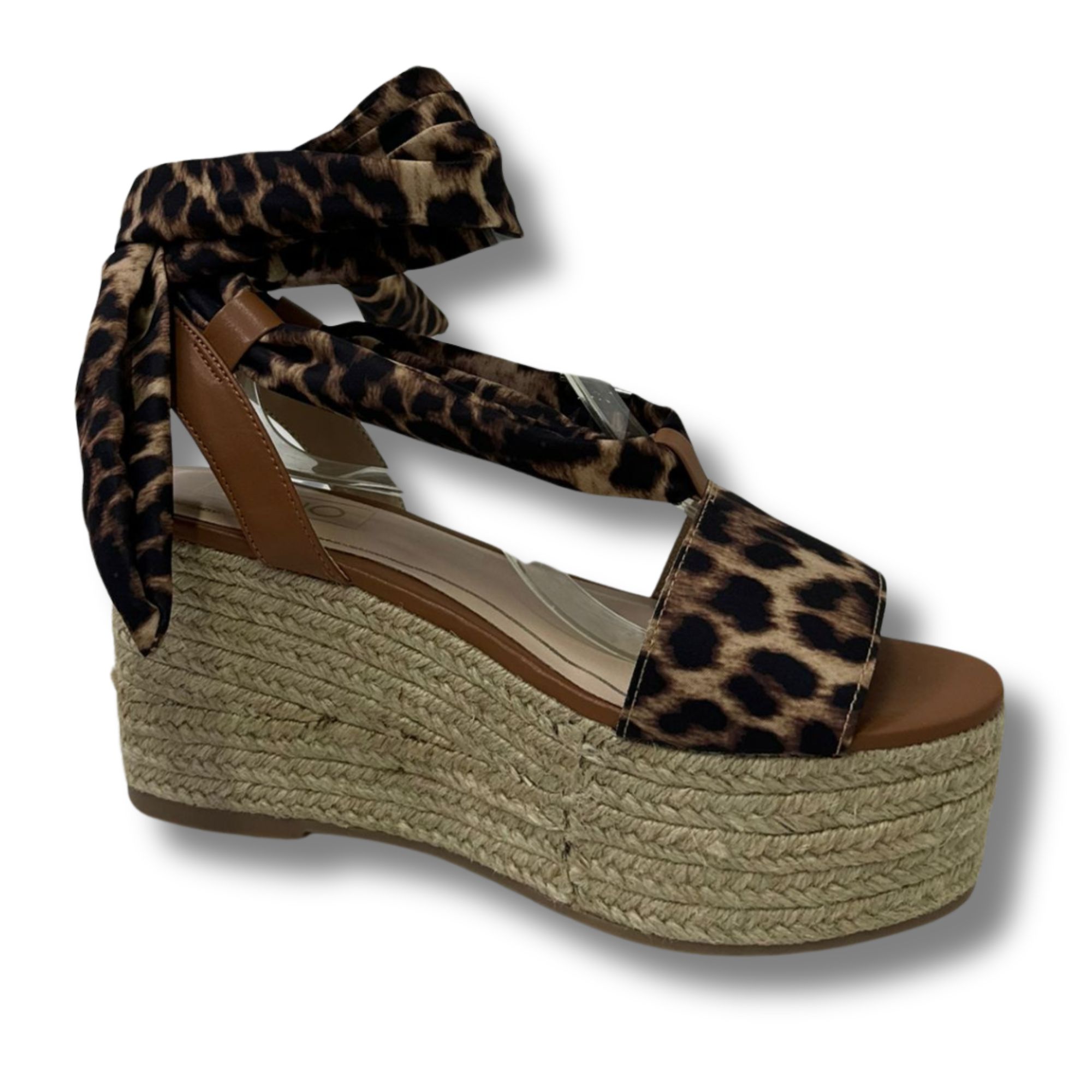 Lui-Jo sandali con tacco donna SA6087 TX133 BALI 03 S4057 LEOPARD/SADDLE - immagine 4