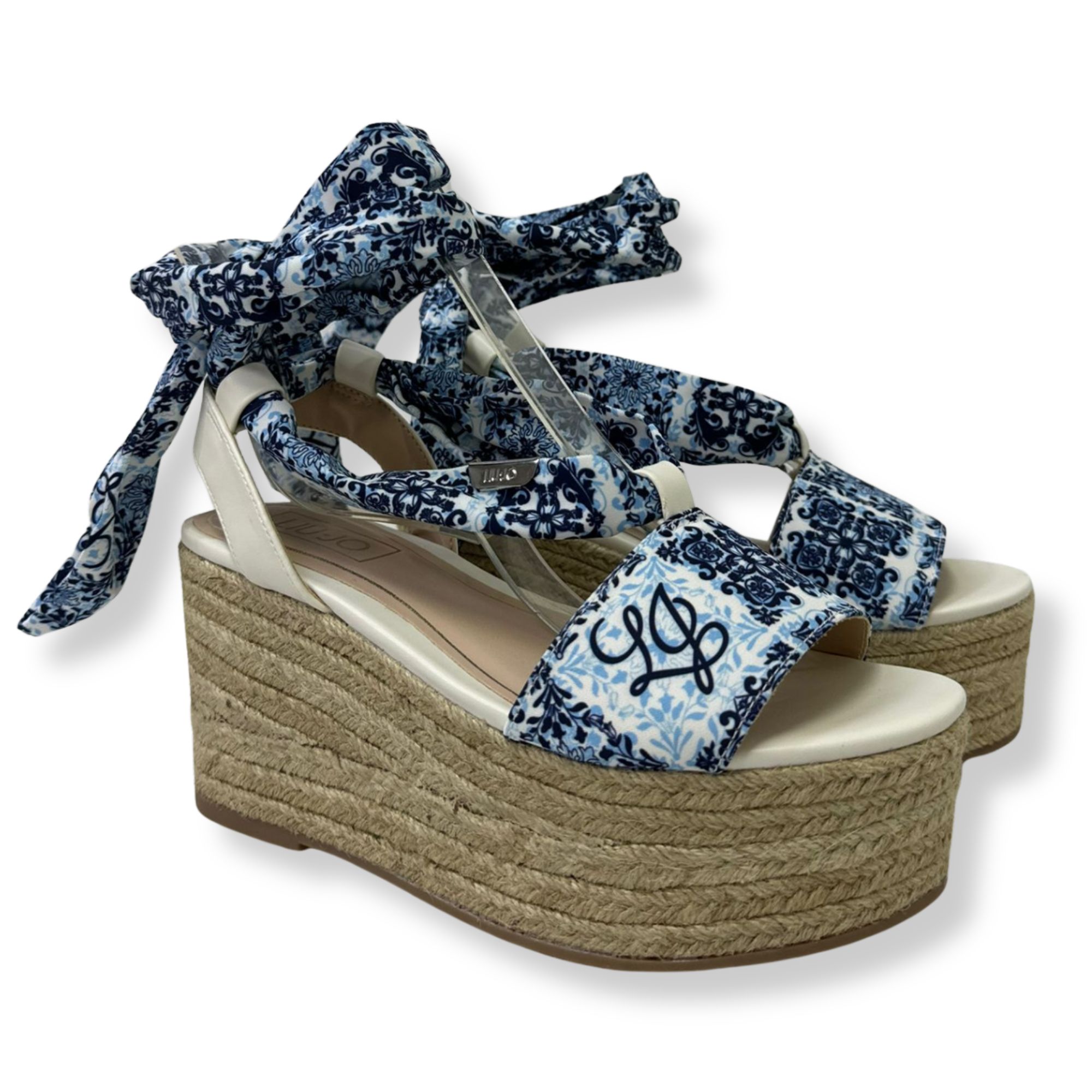 Lui-Jo sandali con tacco donna SA6087 TX133 BALI 03 S4056 CAPRI/MILK