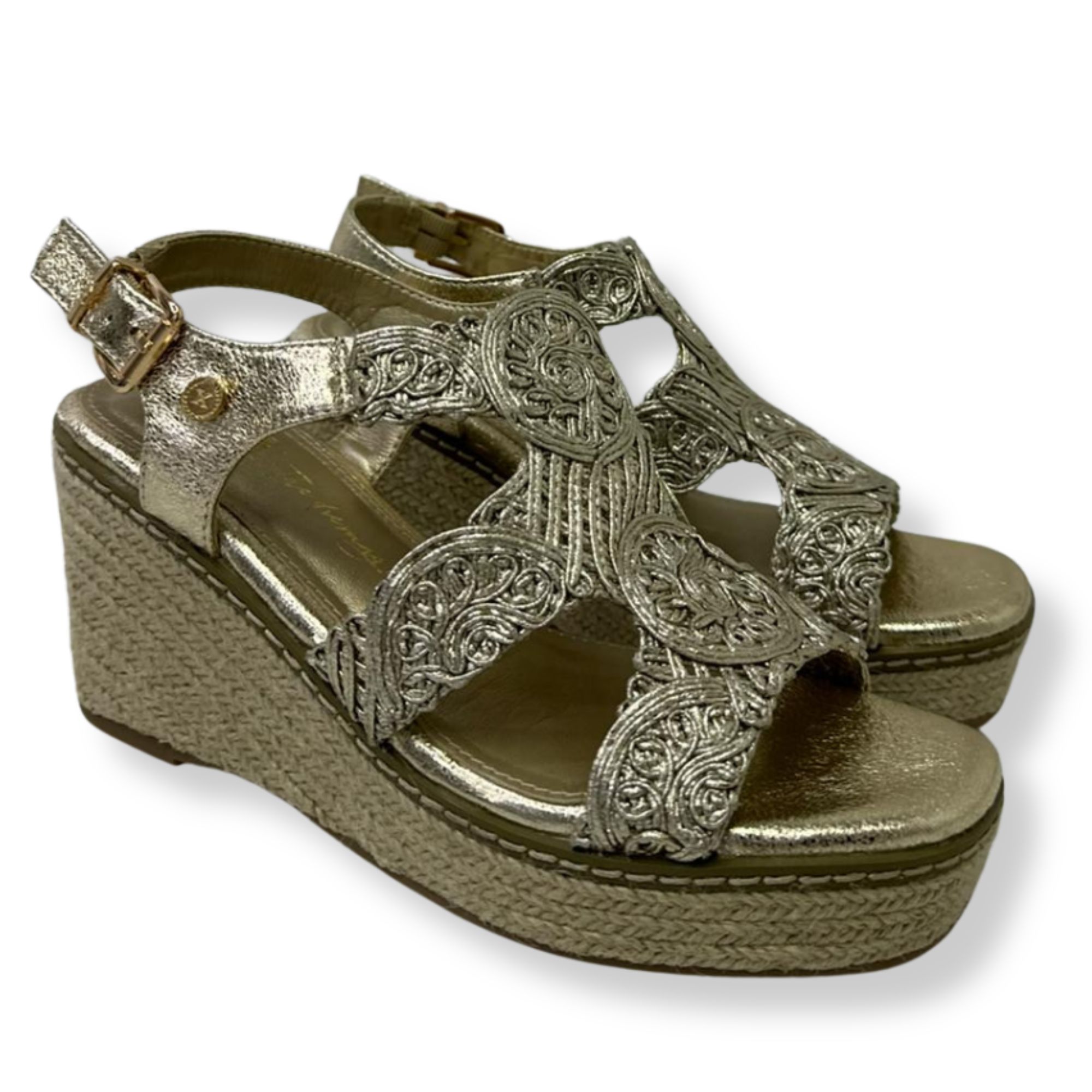 Xti Sandali con tacco donna 145476 GOLD