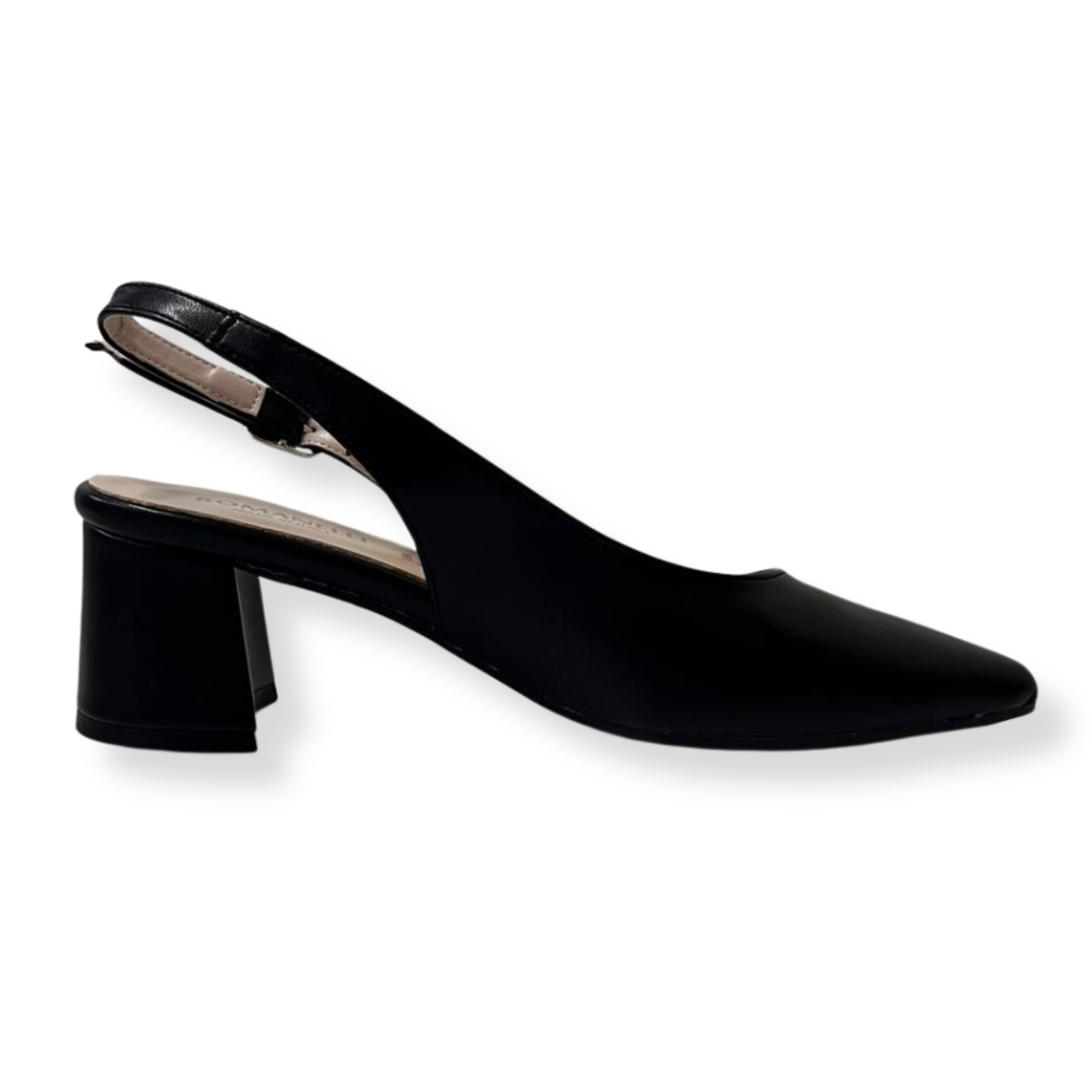 Romanelli Sandali 876 NEW Tacco50 PELLE NERO - immagine 3