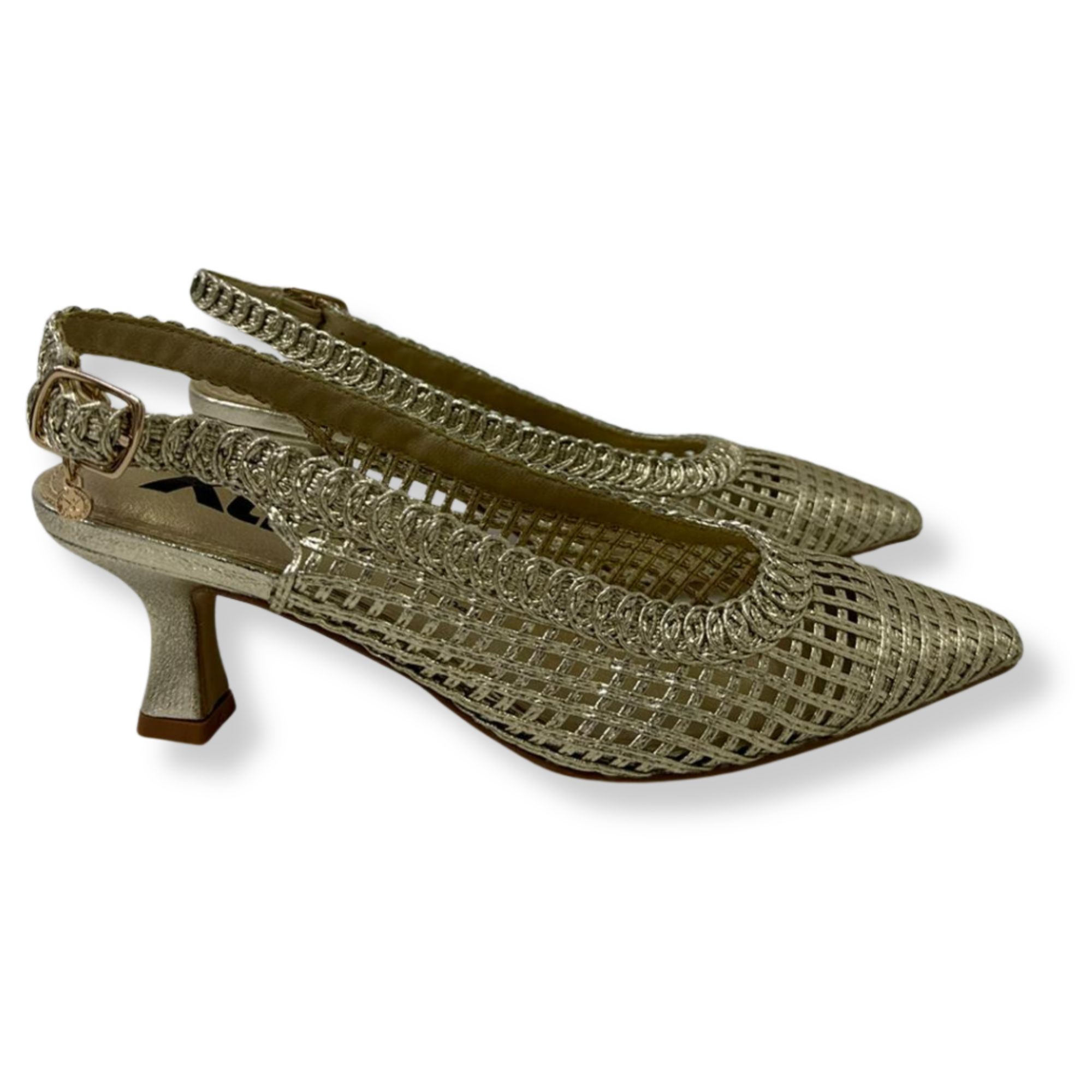 Xti Sandali con tacco donna 145432 GOLD - immagine 2