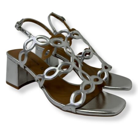 Queen Helena scarpe con tacco ZM11031 SILVER