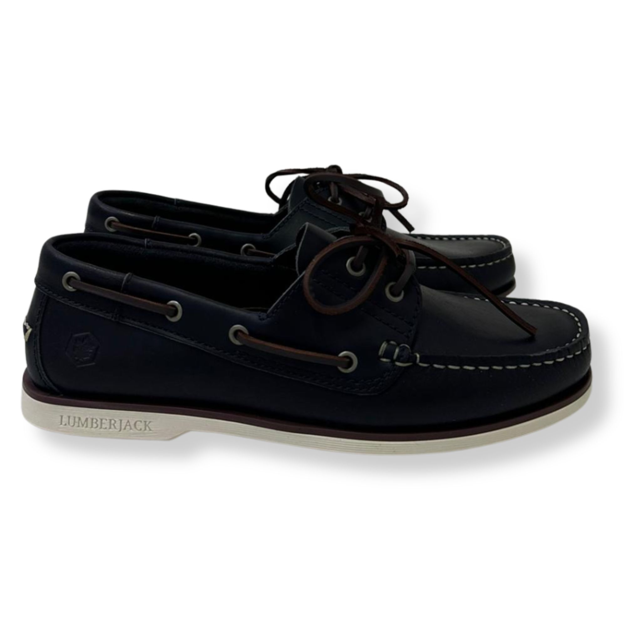 Lumberjack scarpe casual uomo 102268816 NAVIGATOR 032A-023C Navy Blu-D Brown - immagine 2
