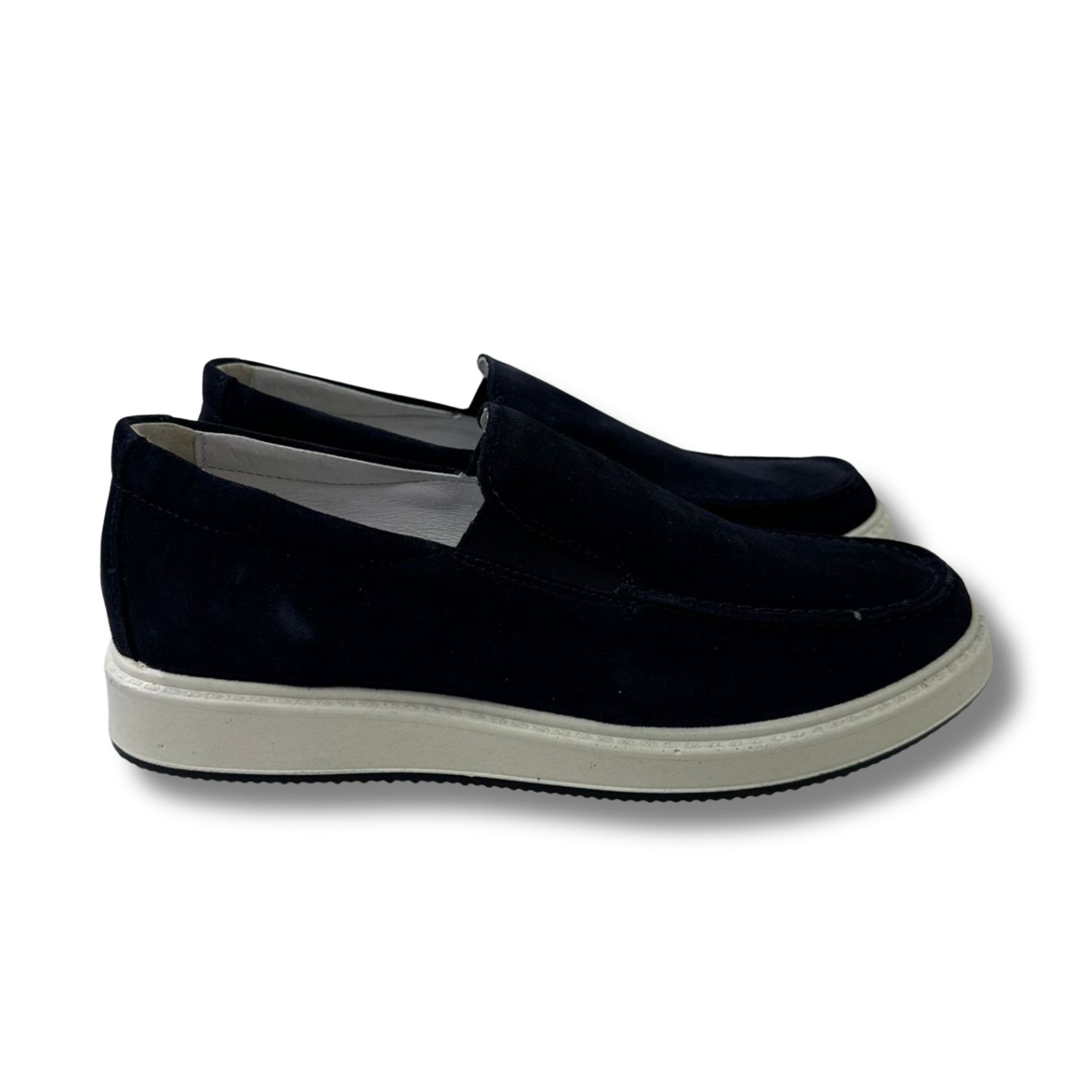 Igi&Co scarpe casual uomo 1124800 Scamosciato BLU - immagine 2