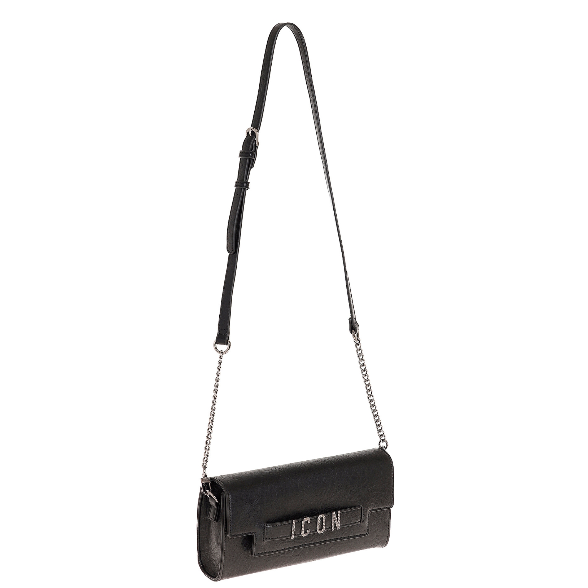 ICON BORSA DONNA ICBS07A02 Lana Strass NERO - immagine 2
