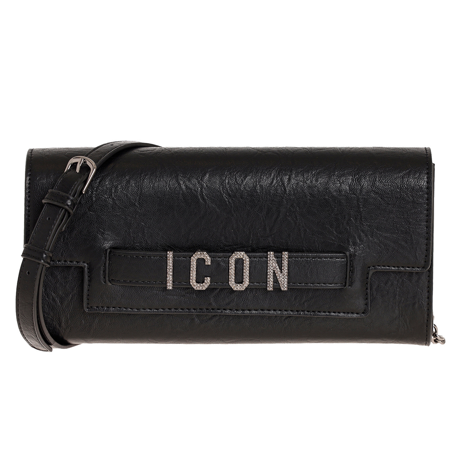 ICON BORSA DONNA ICBS07A02 Lana Strass NERO
