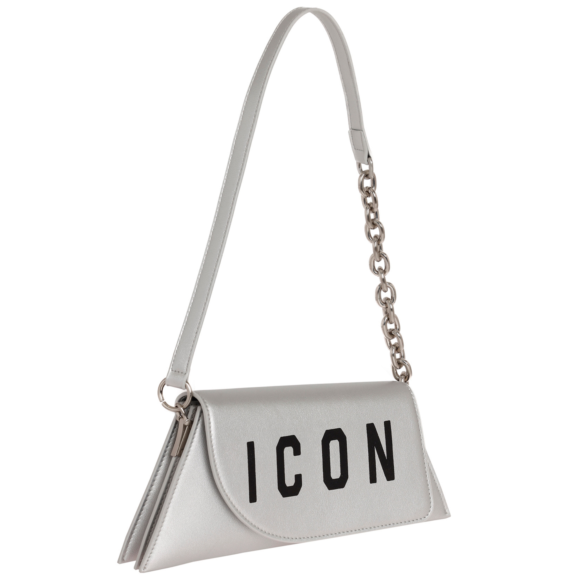 ICON BORSA DONNA ICBS06A01M Yara Metal SILVER - immagine 3