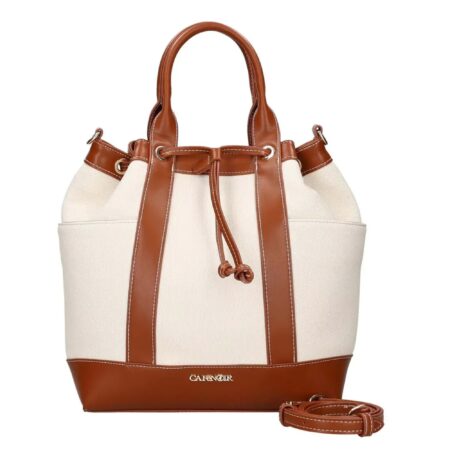 Cafe’ Noir borsa donna C3MB1006 Secchiello W099 Cuoio/Naturale