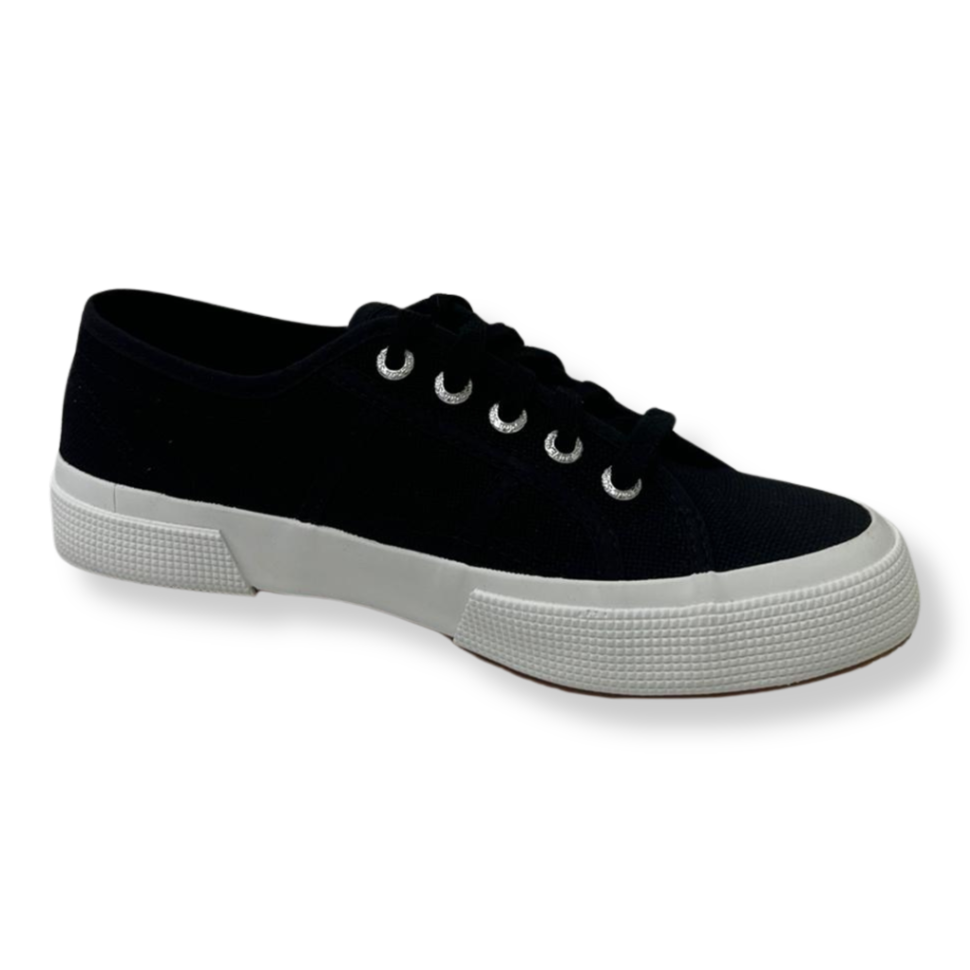 Superga Sneakers Donna 2750-COTU Classic S000010 F83 Black/White - immagine 3
