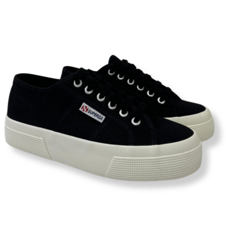Superga Sneakers Donna 2740 Platform S21384W ADK Black-F Avorio