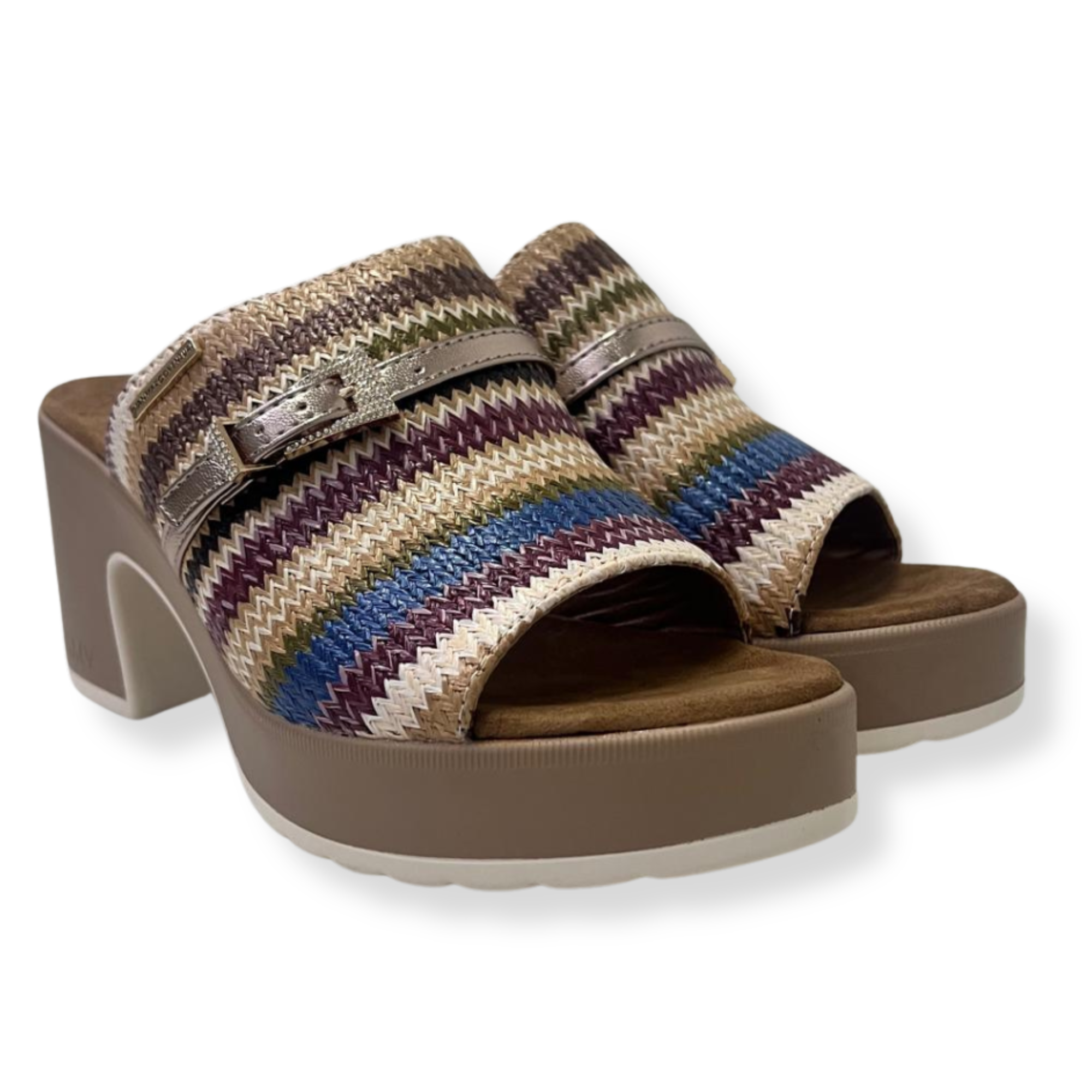 Gian Marco Venturi Sandali GMVDSCSA0471 Raffia MULTICOLOR