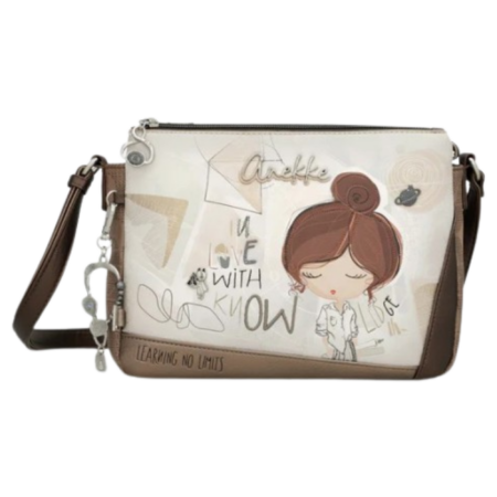 ANEKKE BORSA DONNA 42803-184 con 3 scomparti Sophia UNICO