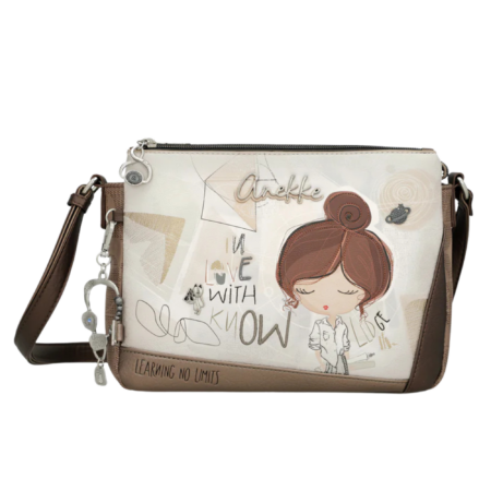 ANEKKE BORSA DONNA 42803-184 con 3 scomparti Sophia UNICO