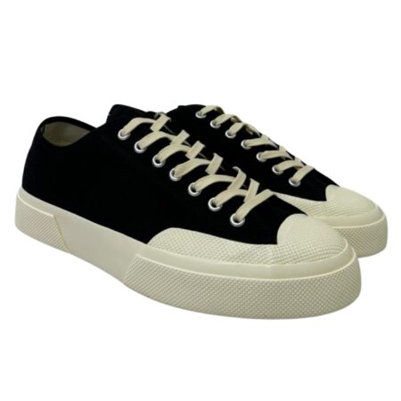 Superga Sneakers Uomo 2432 Works Low Cut Cotton Canvas S51347W A0U Black/Off White