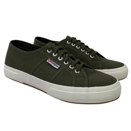Superga Sneakers 2750-COTU Classic S000010 Uomo AP0 Green Sherwood-F Avorio