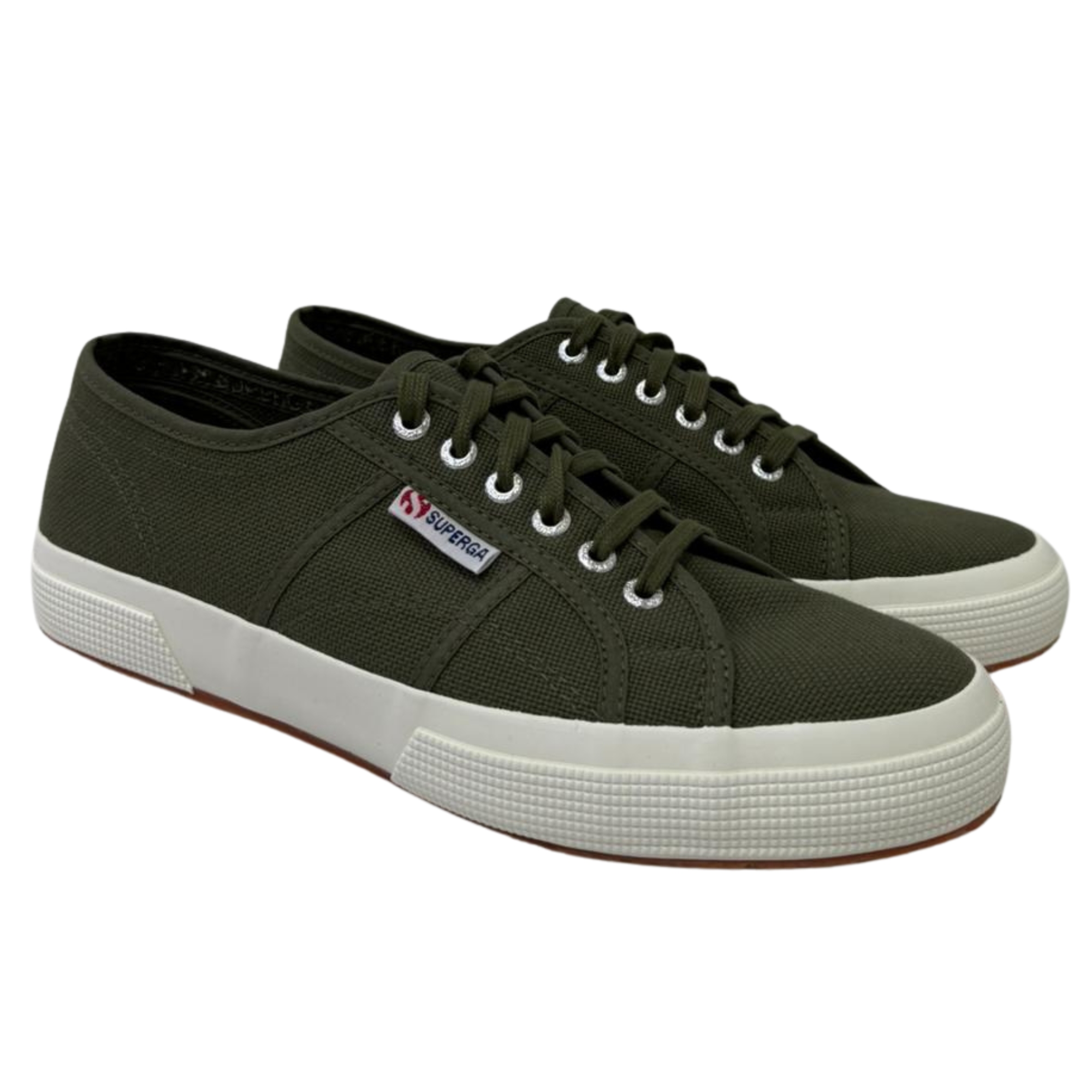 Superga Sneakers 2750-COTU Classic S000010 Uomo AP0 Green Sherwood-F Avorio