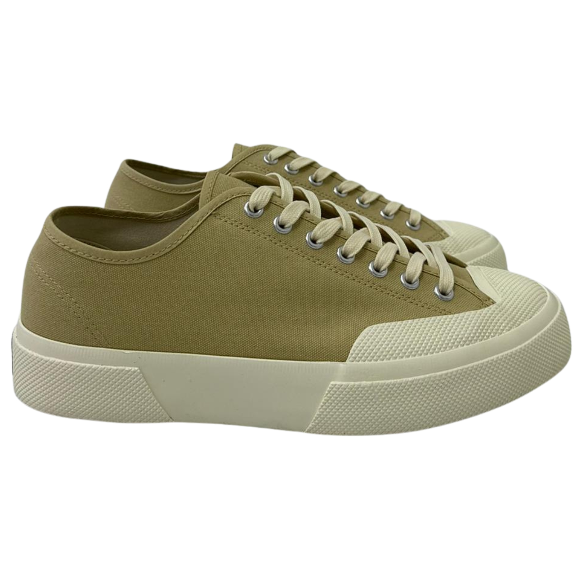 Superga Sneakers Uomo 2432 Works Low Cut Cotton Canvas S51347W A6P Beige/Off White - immagine 2