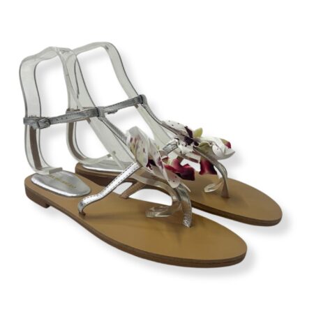 Francescomilano sandali donna Y18-24N Laminato ARGENTO