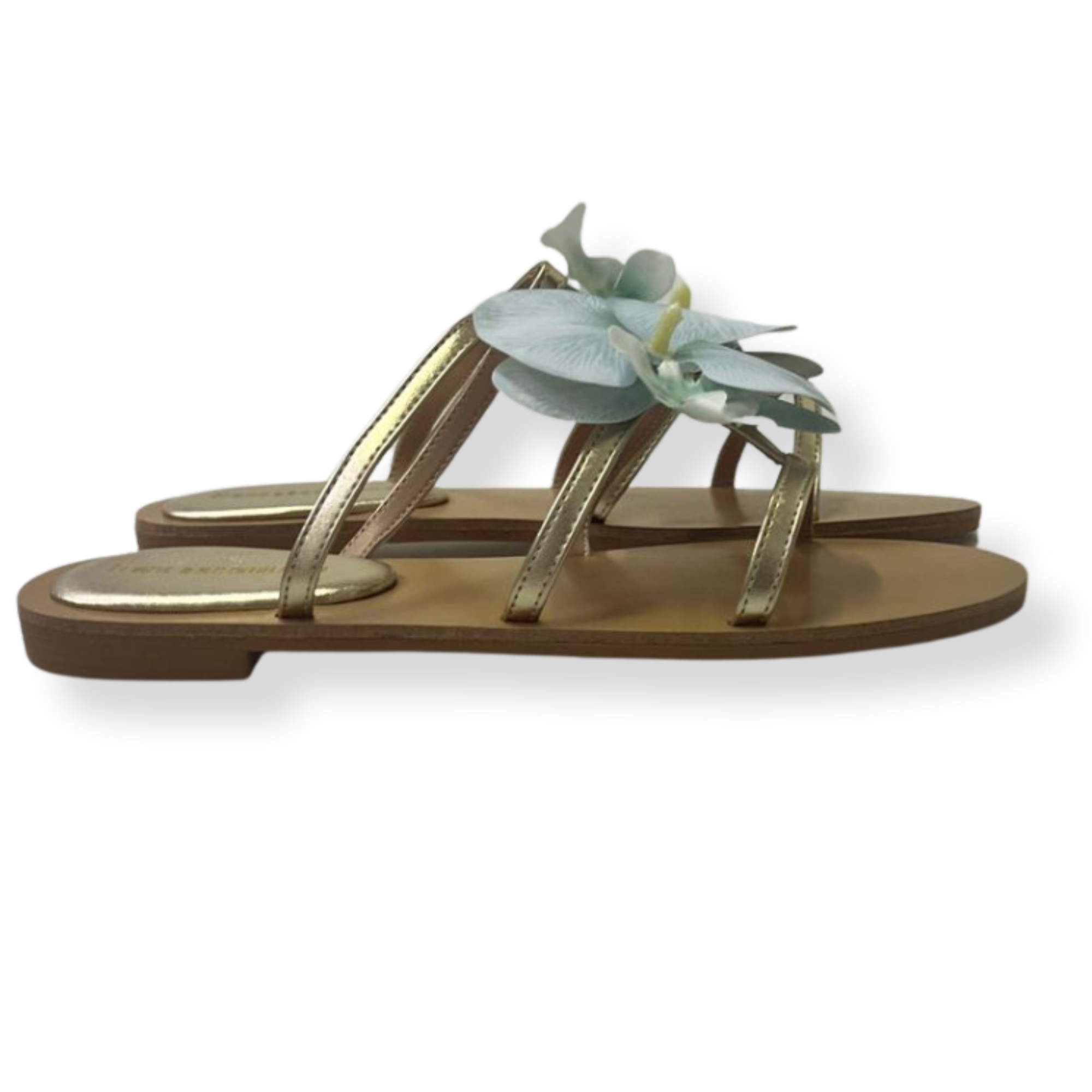 Francescomilano sandali donna Y18-23N Laminato PLATINO - immagine 2