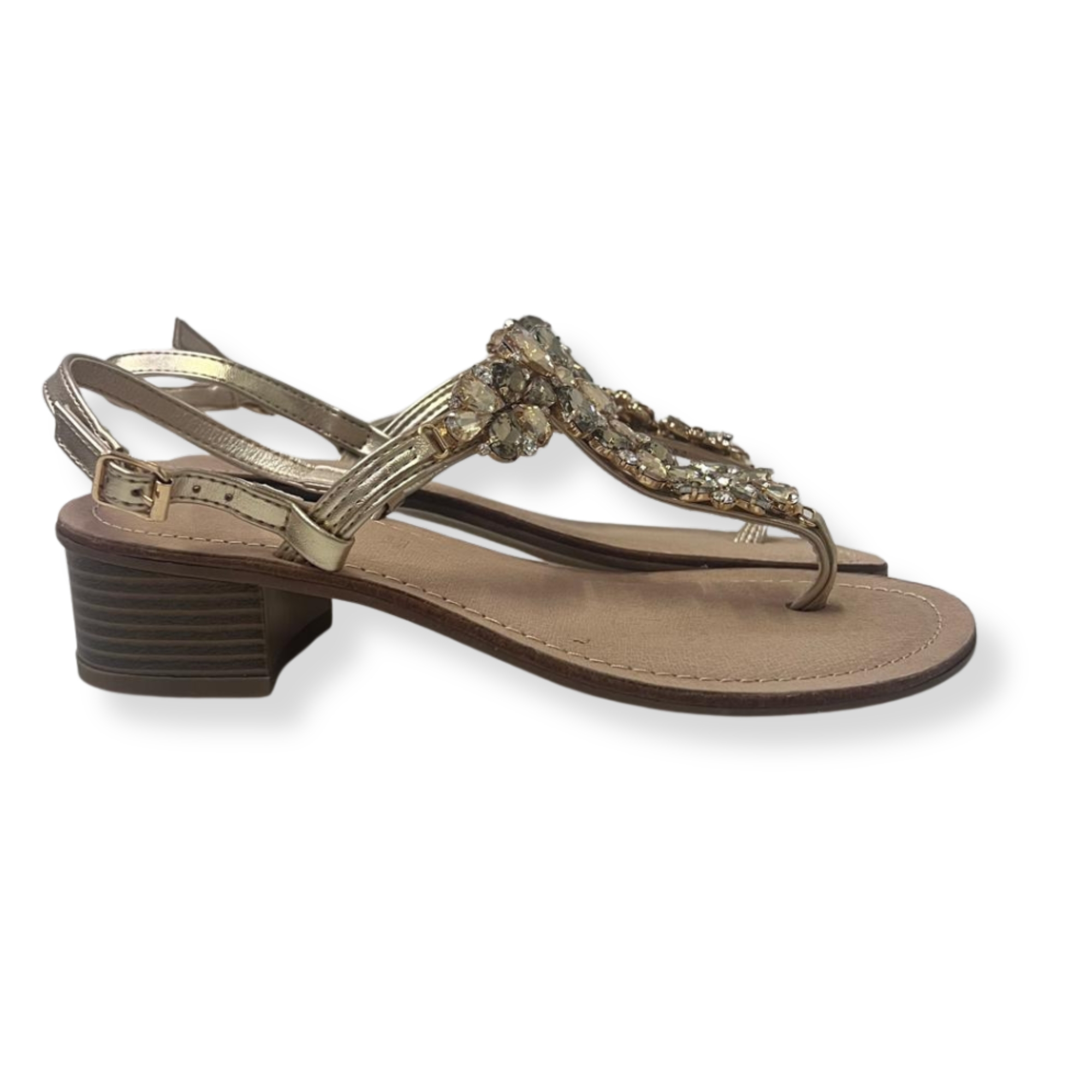 Queen Helena sandali Y7004 GOLD - immagine 2