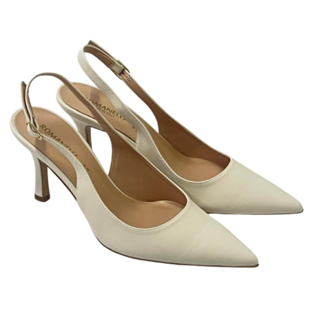 Romanelli Sandali con tacco 3960 Tacco70 Soft PANNA