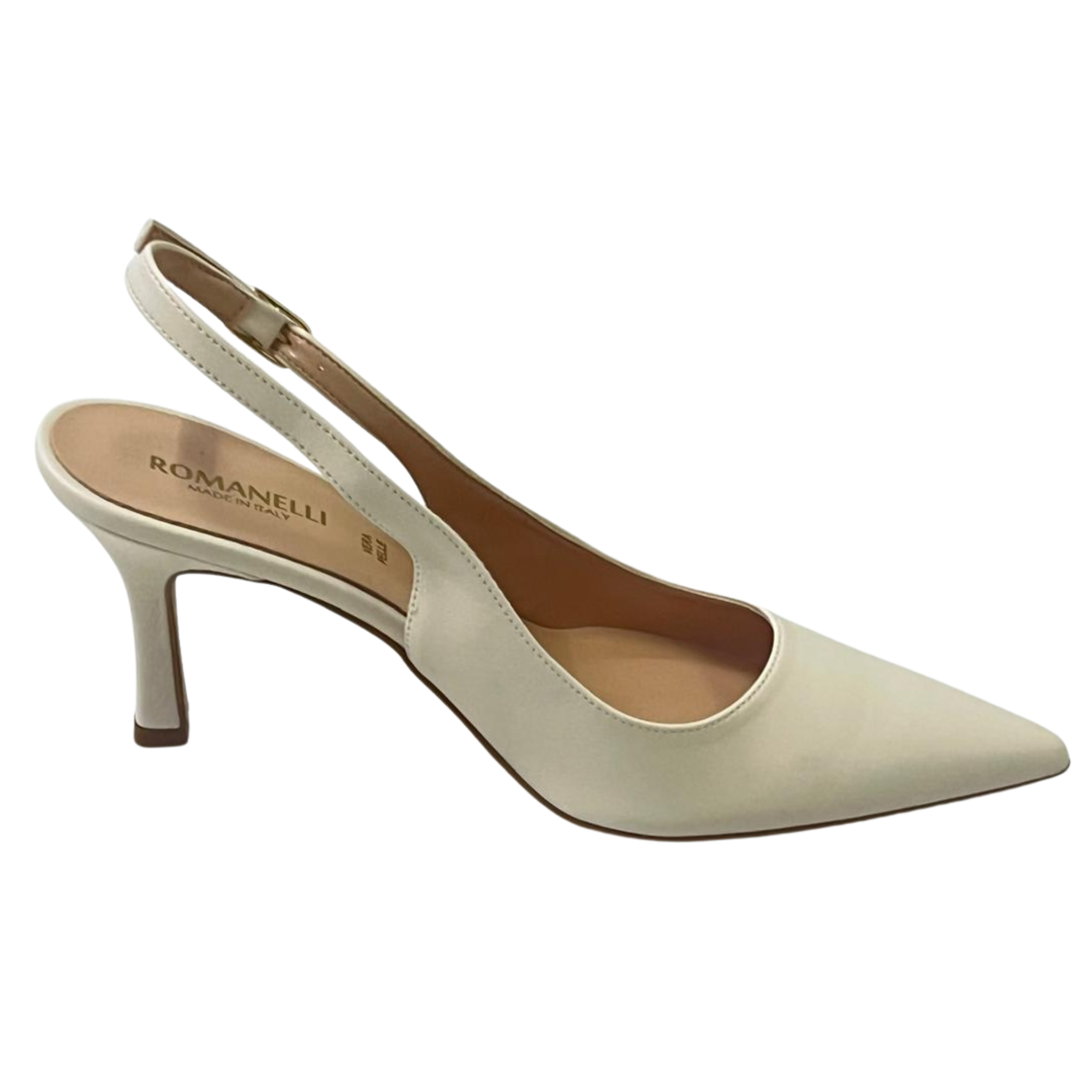 Romanelli Sandali con tacco 3960 Tacco70 Soft PANNA - immagine 4