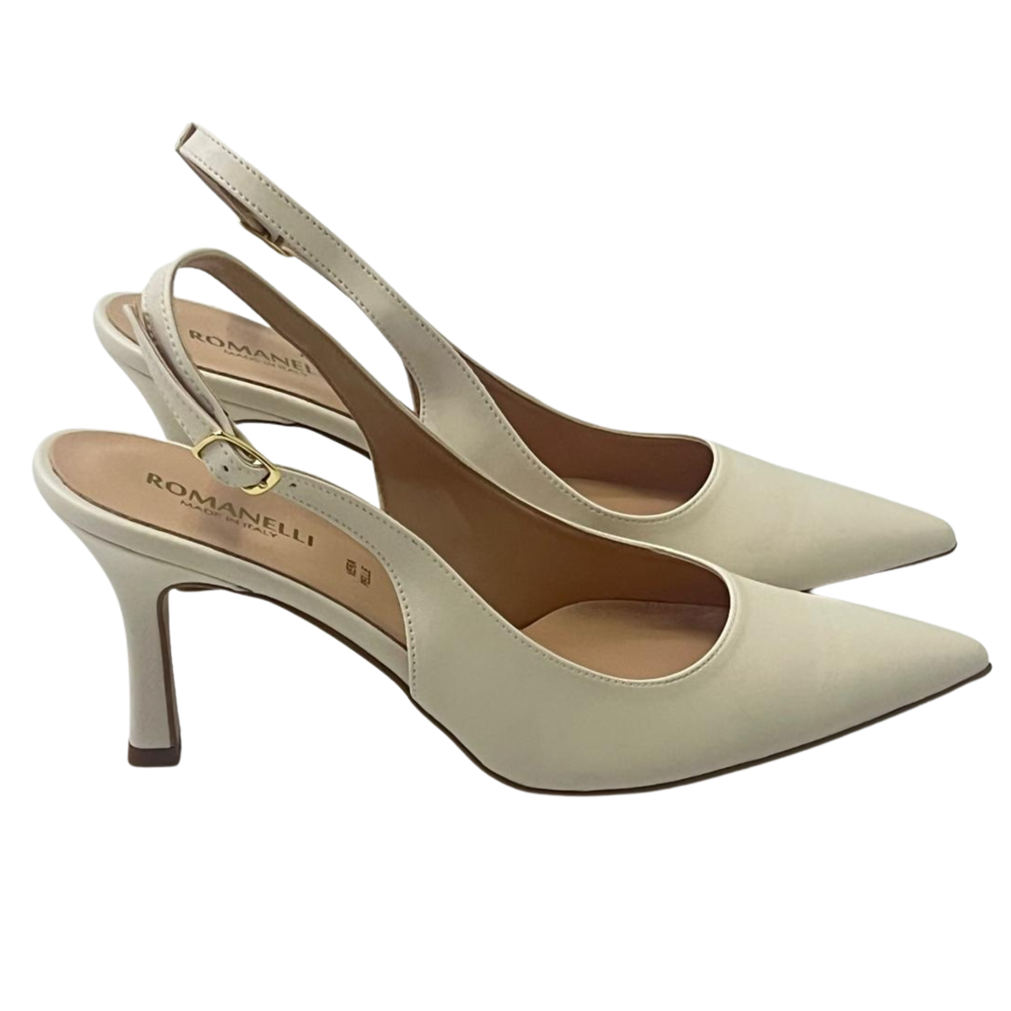 Romanelli Sandali con tacco 3960 Tacco70 Soft PANNA - immagine 2