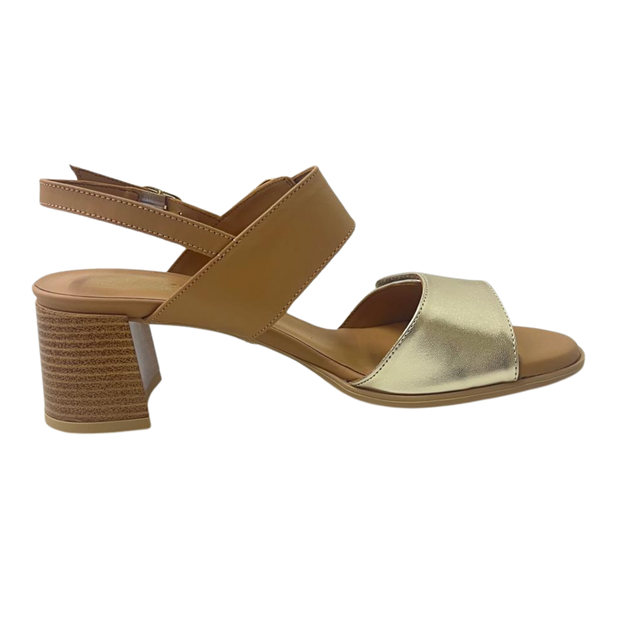 Enval Soft Sandali donna 1276622 CUOIO/PLATINO - immagine 4
