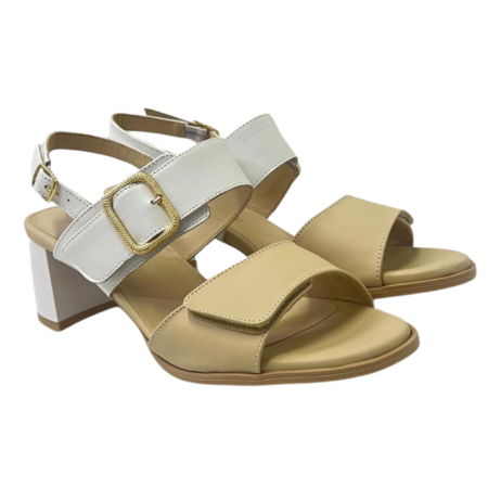 Enval Soft Sandali donna 1276633 Vitello BIANCO/DESERTO