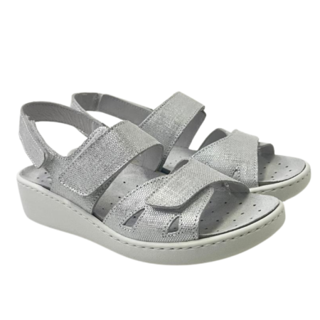 Enval Soft Sandali donna 1278233 Scamosciato ARGENTO